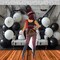 3 Pieces Lion Tamer Adult Costume with Gold Trimmed Garter Romper and Velvet Hat